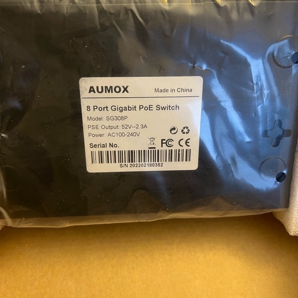 Aumox 8 Port PoE 120w switch - Ethernet Unmanaged Network Switch - Picture 9 of 9